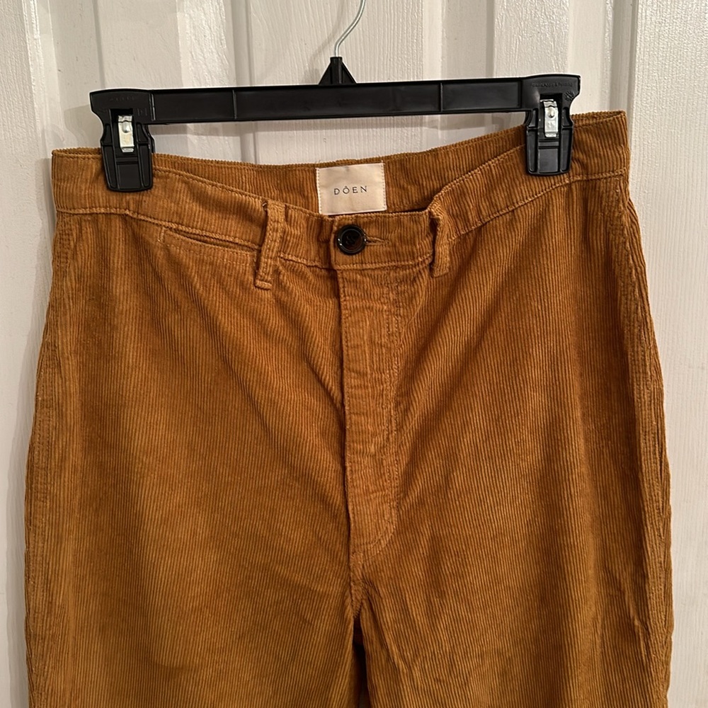 Dôen Corduroy Tan/Brown Trousers Size 30, GUC
